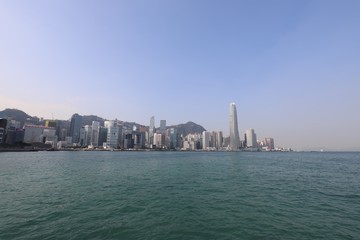 Fototapeta na wymiar Hong Kong skyline daytime