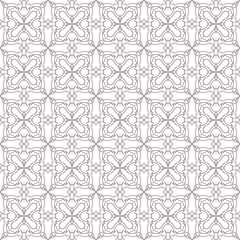 Seamless abstract pattern. Beautiful floral geometric background.