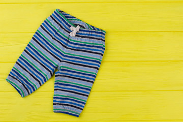 Boys little stripped shorts.