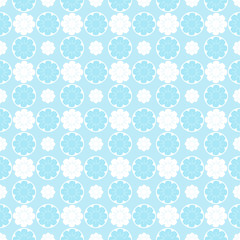 Blue floral pattern