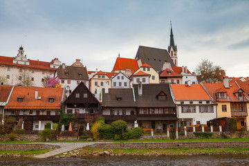 Waterfront of Cesky Krumlov