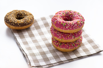 Пончики на салфетке