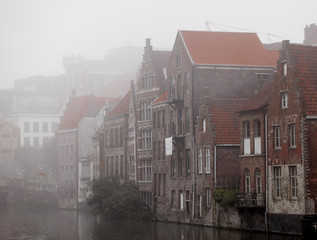 Middle Ages houses in Gent