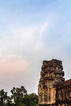 Temples of Angkor Wat in Cambodia