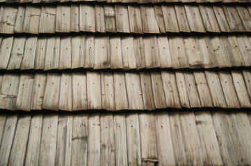 Wooden roof