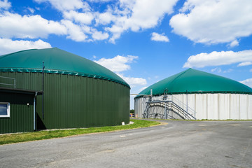 Erneuerbare Energien, Gärbehälter einer Biogasanlage
