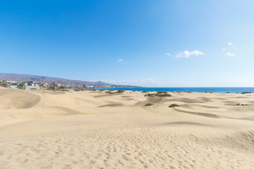 Dunes at Maspalomas, Gran Canaria, Spain