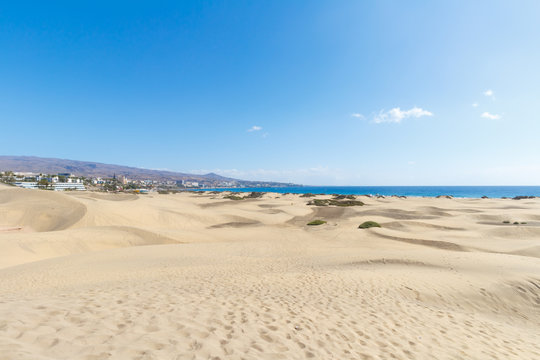 Dunes at Maspalomas, Gran Canaria, Spain