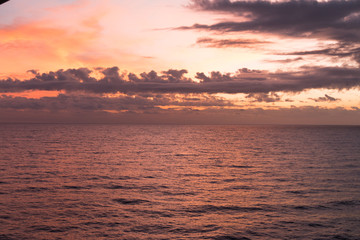 sunset at sea five