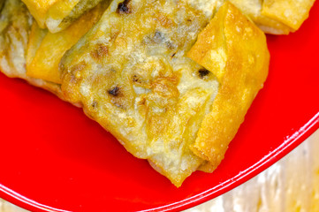 pancakes stuffed with mushrooms