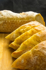 loaf of white wheat bread