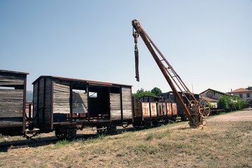 Old trains in Sardinia