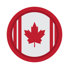 Empty canadian campaign button