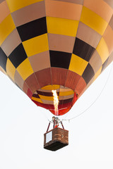Colorful hot air balloon.