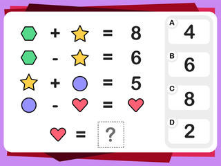 Practice Questions Worksheet for Education and IQ Test [Answer is A] © Nattaya