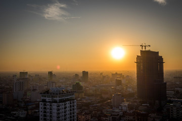 phnom penh sunset