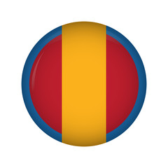 Fototapeta premium Empty colombian campaign button