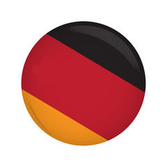 Empty german campaign button