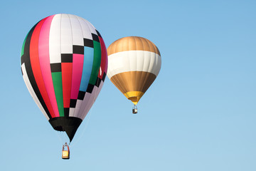 Colorful hot air balloon.