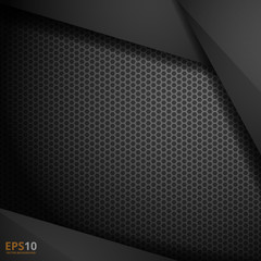 black vector background