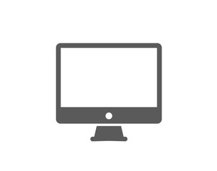 Computer display isolated icon