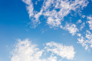 blue sky with cloud, background nature sky.