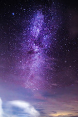 Orion star in dark night