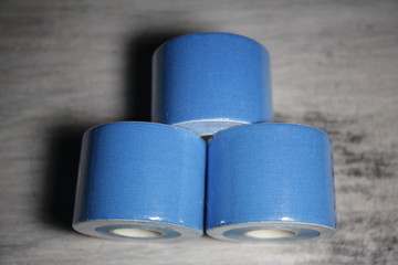 Adhesive tape isolated on white