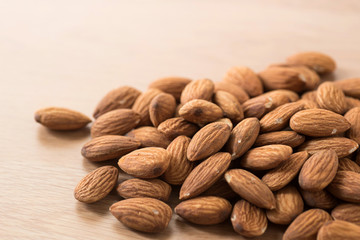 raw natural whole almonds