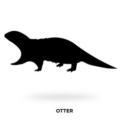 otter silhouette