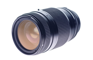 camera lens isolated on white background