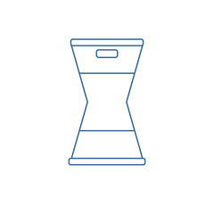 Coffee Jigger Vector Line Icon