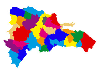 Political map of Dominican Republic