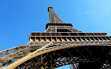 Tour Eiffel vista dal basso
