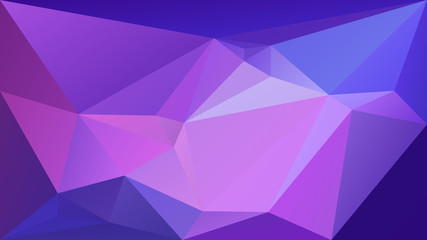 Obraz premium vector abstract irregular polygonal background - triangle low poly pattern - galaxy ultra violet, purple and lavender color