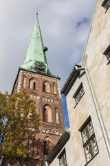 Fototapeta na wymiar St. James Roman Catholic Cathedral in Riga