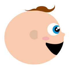 Obraz na płótnie Canvas Happy baby avatar