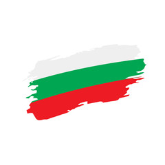 Bulgaria flag, vector illustration