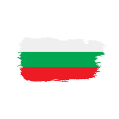 Bulgaria flag, vector illustration