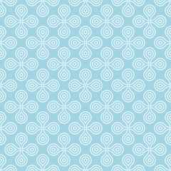 Light blue geometric print. Seamless pattern