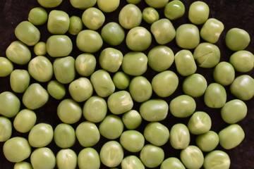 Close view of green pea looking awesome.