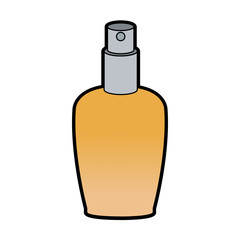Perfume bottle isolated vector illustration graphic design