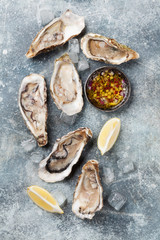 Fresh oysters