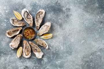 Fresh oysters