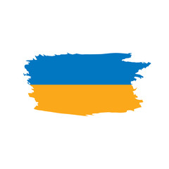 Ukraine flag, vector illustration