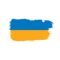 Ukraine flag, vector illustration