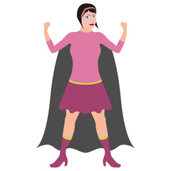 Superwoman cartoon character