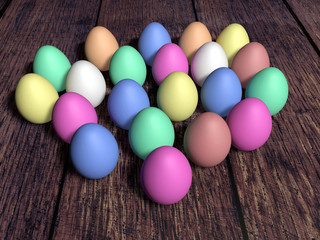 bunte ostereier