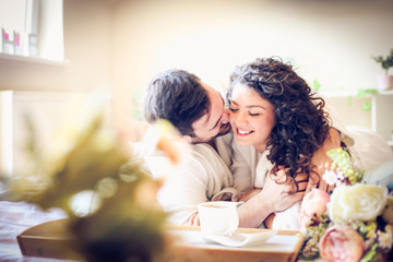 Young couple in love.