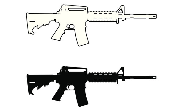 assualt style rifle gun